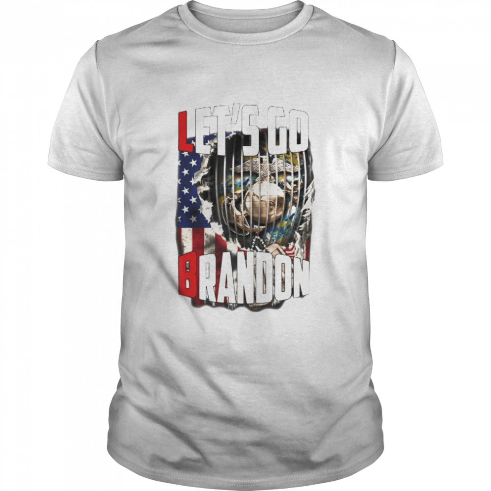let’s Go Branson Brandon Conservative Anti Liberal US Flag shirt