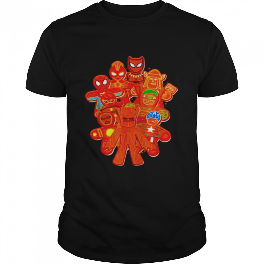 Marvel Avengers Gingerbread Cookies Christmas shirt