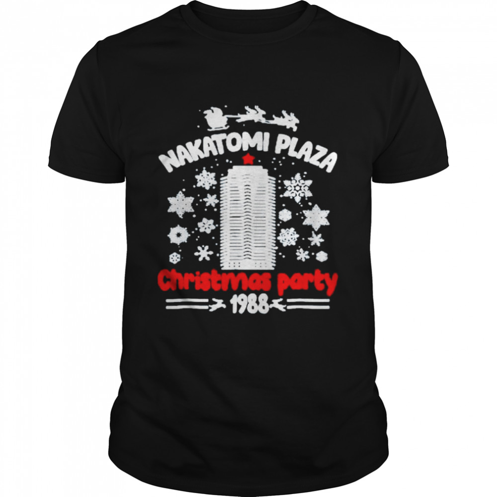 Nakatomi Plaza Christmas Party 1988 Xmas Holiday shirt