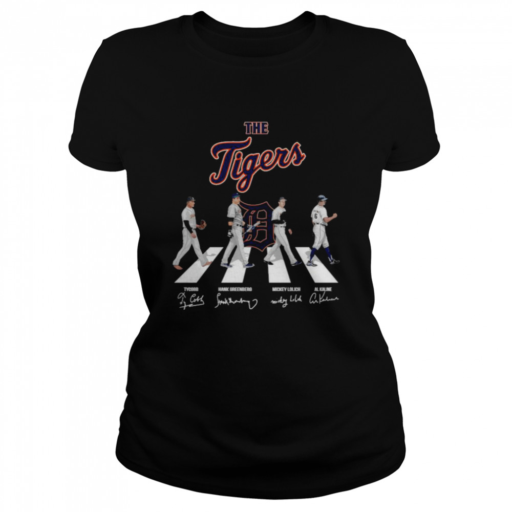 The Detroit Tigers Abbey Road Signatures  Classic Women's T-shirt