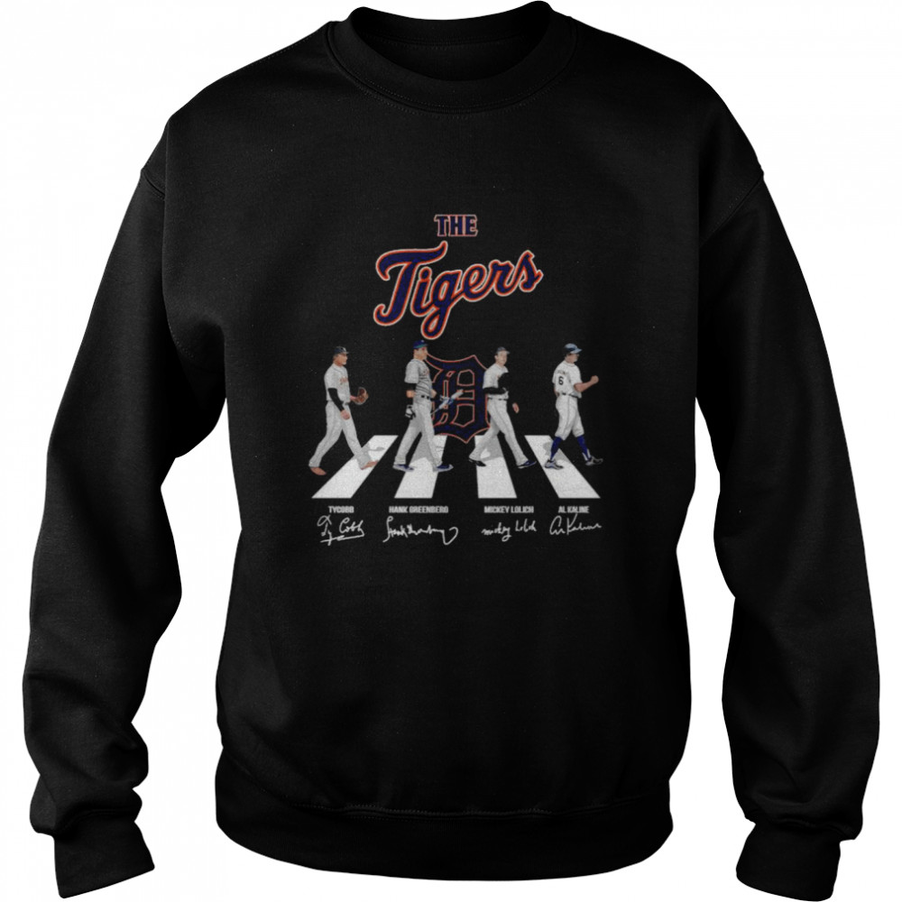 The Detroit Tigers Abbey Road Signatures  Unisex Sweatshirt