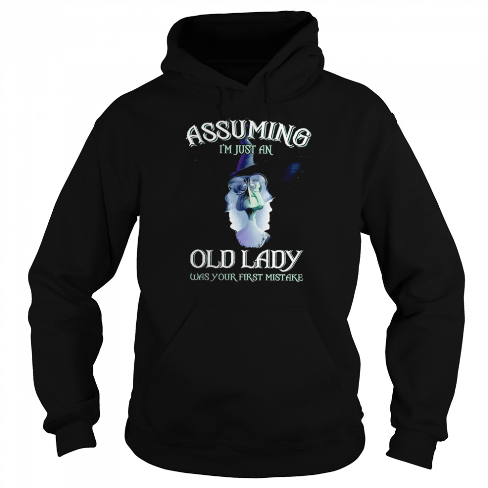 Assuming I’m Just An Old Lady Was Your First Mistake  Unisex Hoodie