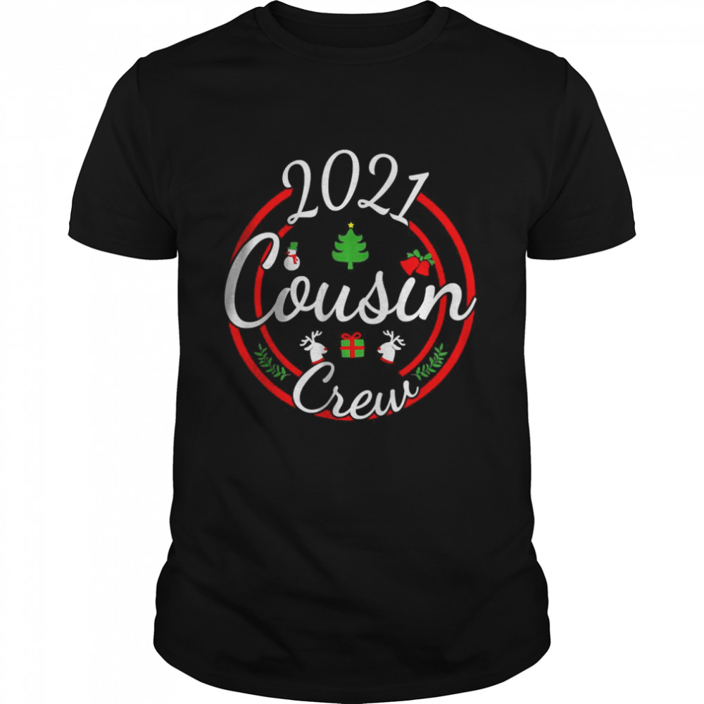 Cousin Crew Christmas 2021 Family Matching Group Ginger Man Shirt