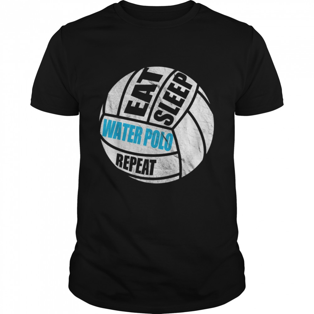 Eat Sleep Water Polo Repeat Distressed Shirt