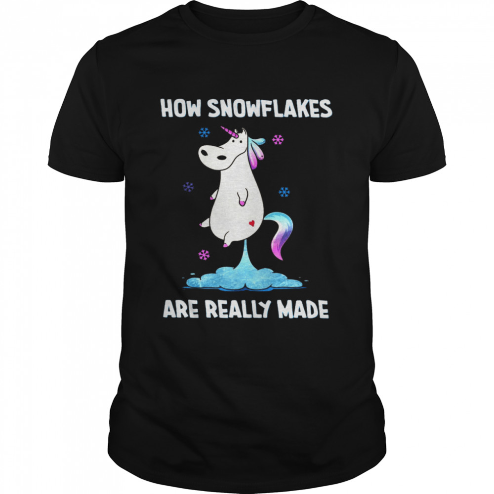 How Snowflakes Are Really Made Shirt