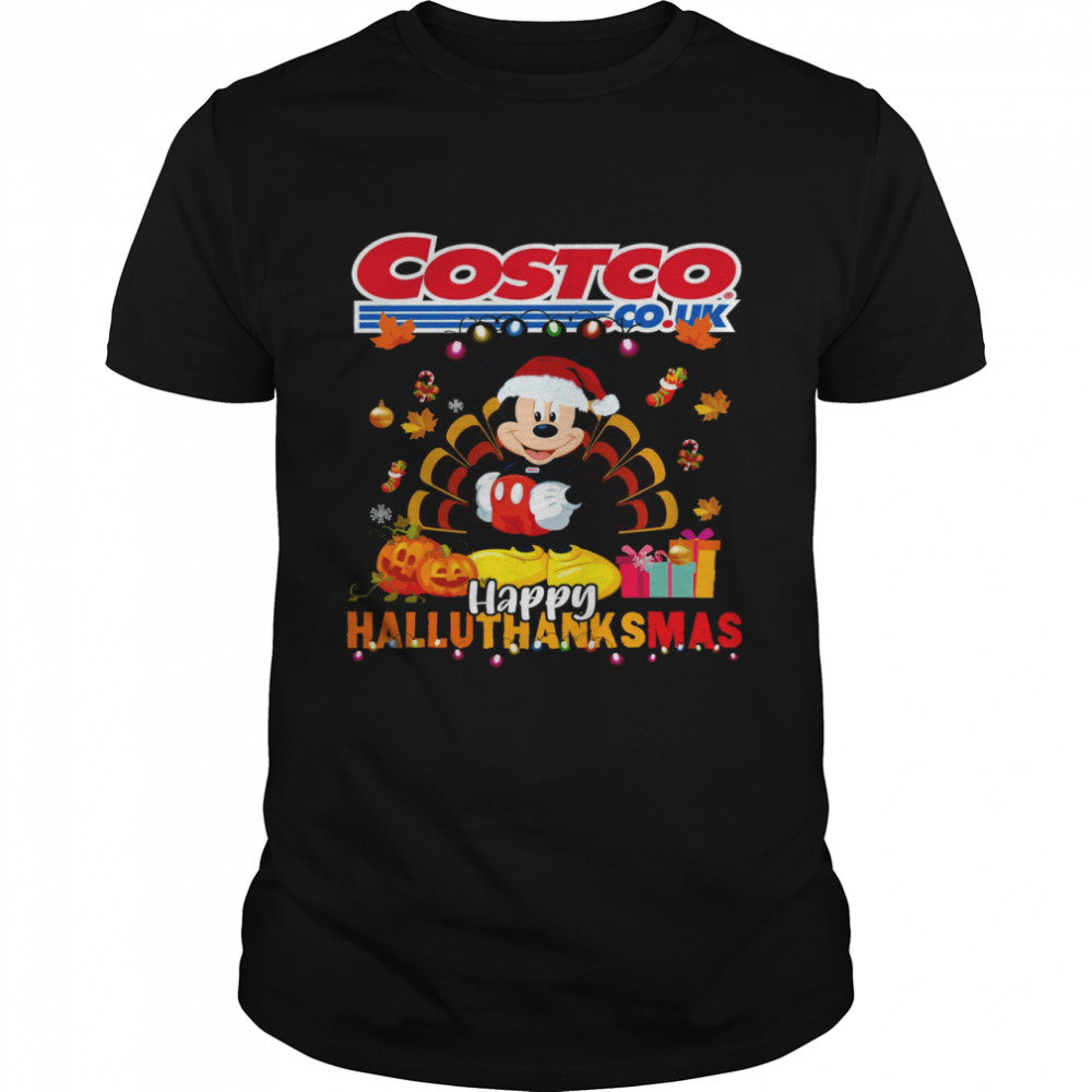 Mickey Mouse Costco Happy Halluthanksmas Shirt