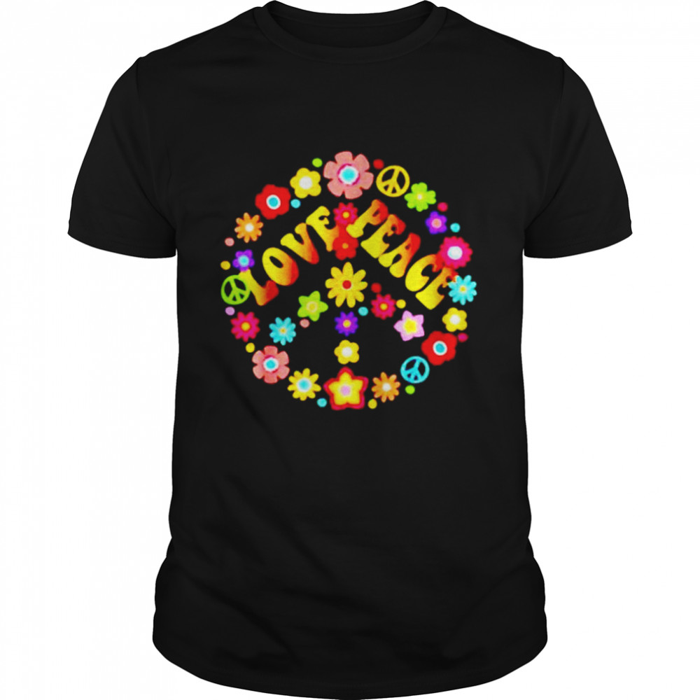 peace sign love t-shirt