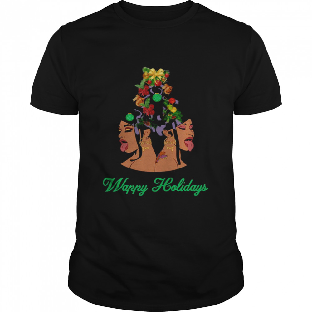 Wappie Cardi B Ugly Christmas shirt