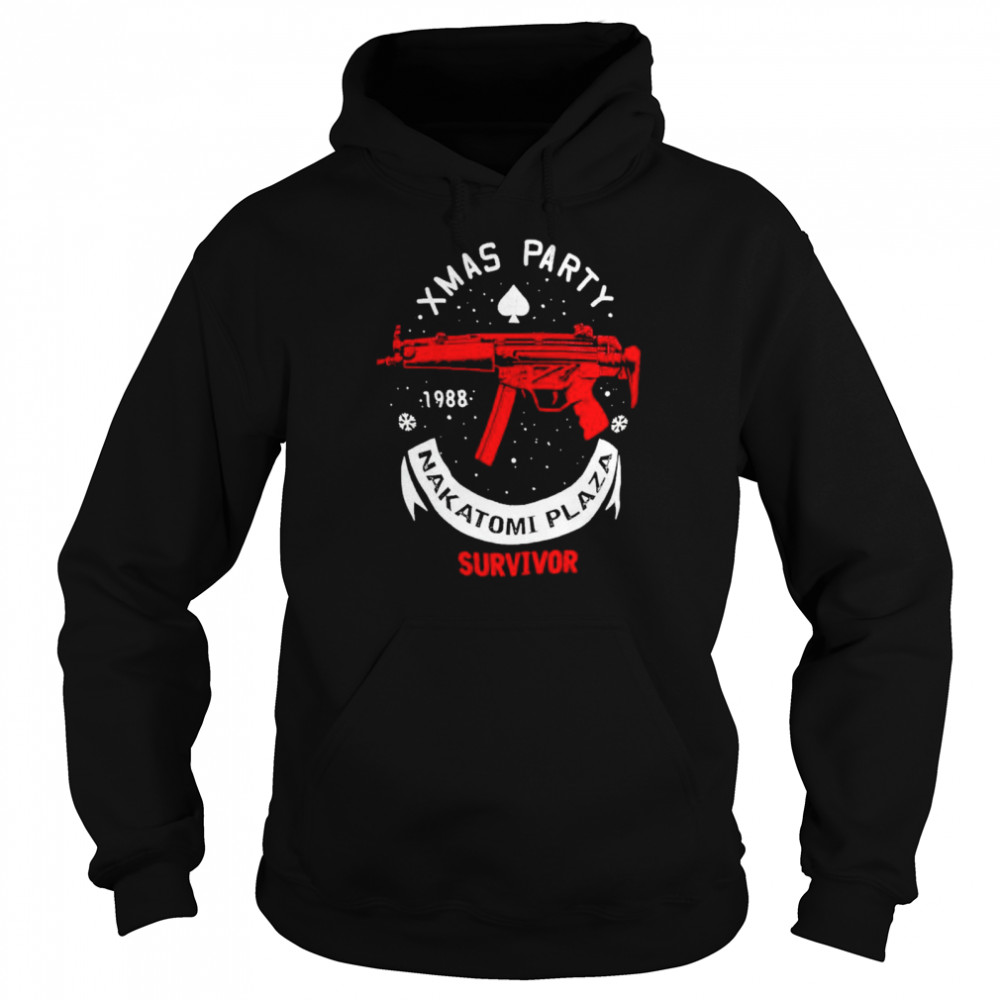 Xmas party 1988 Nakatomi Plaza survivor shirt Unisex Hoodie