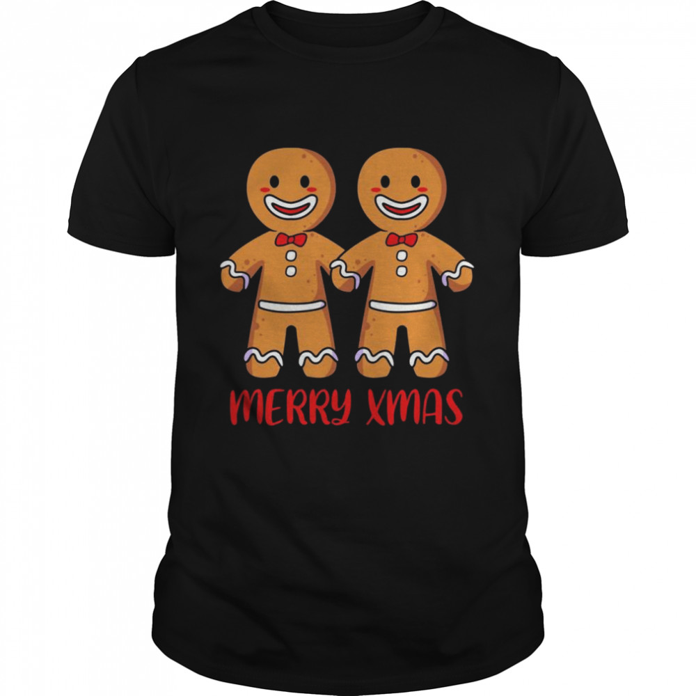 Christmas Crew Merry Xmas Gingerbread Shirt