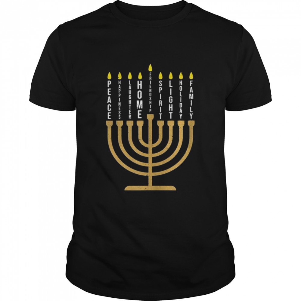 Happy Hanukkahorah Vintage Hebrew Jewish Holiday Shirt