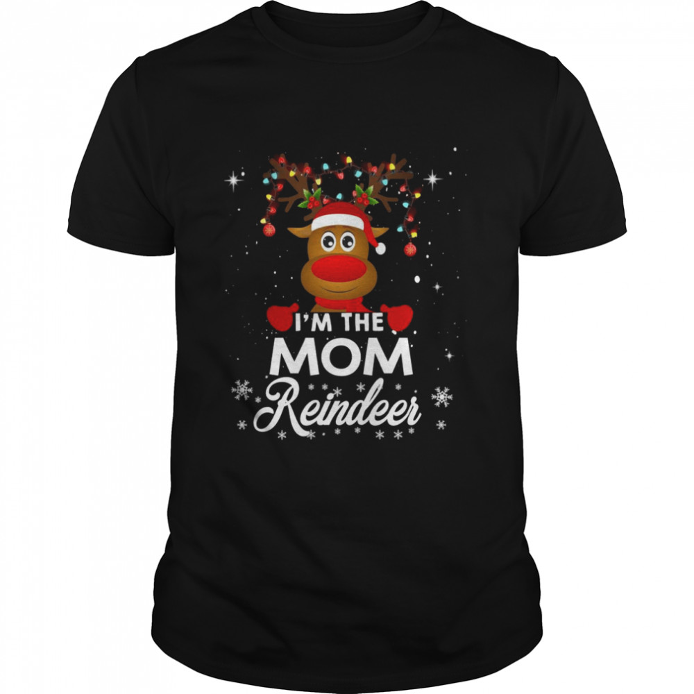 I’m The Mom Reindeer Christmas Pajamas Family Xmas Shirt