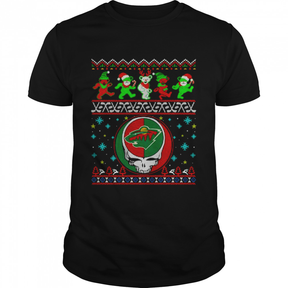 Minnesota Wild Grateful Dead Christmas shirt