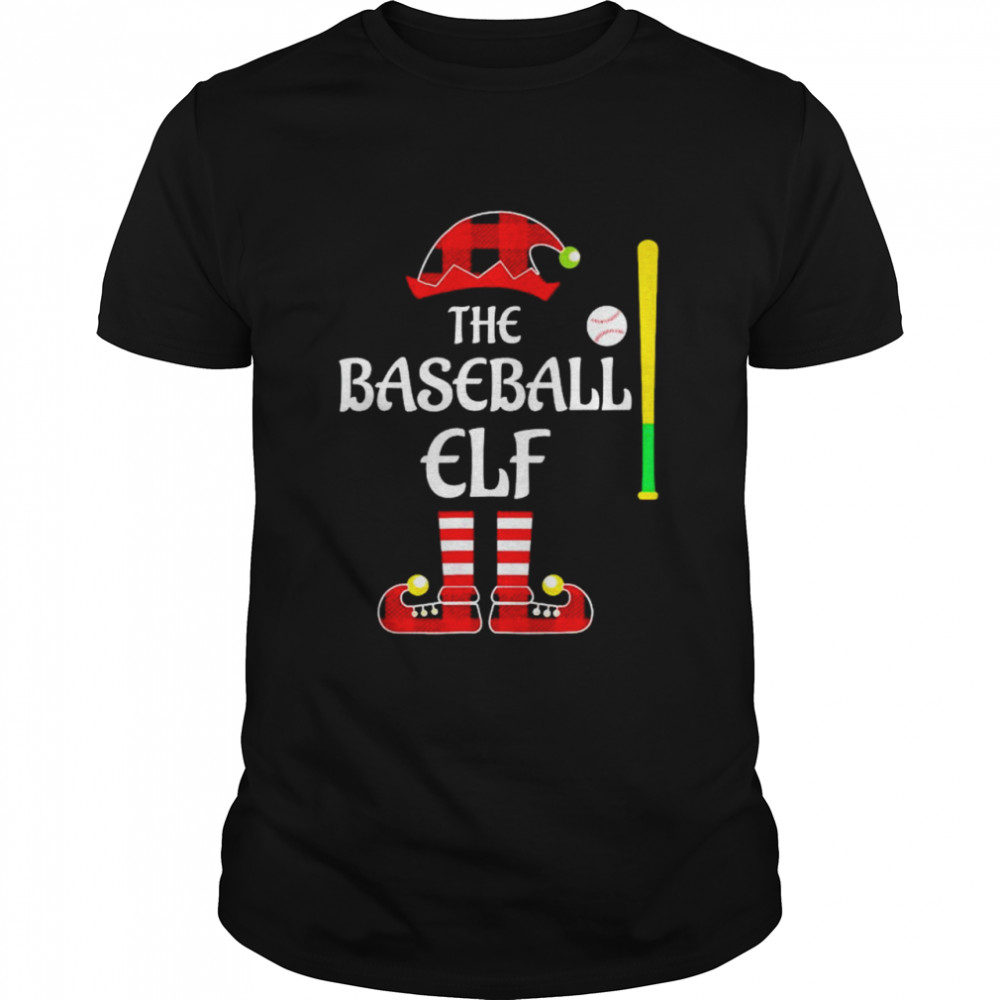 The Baseball Elf Christmas shirt