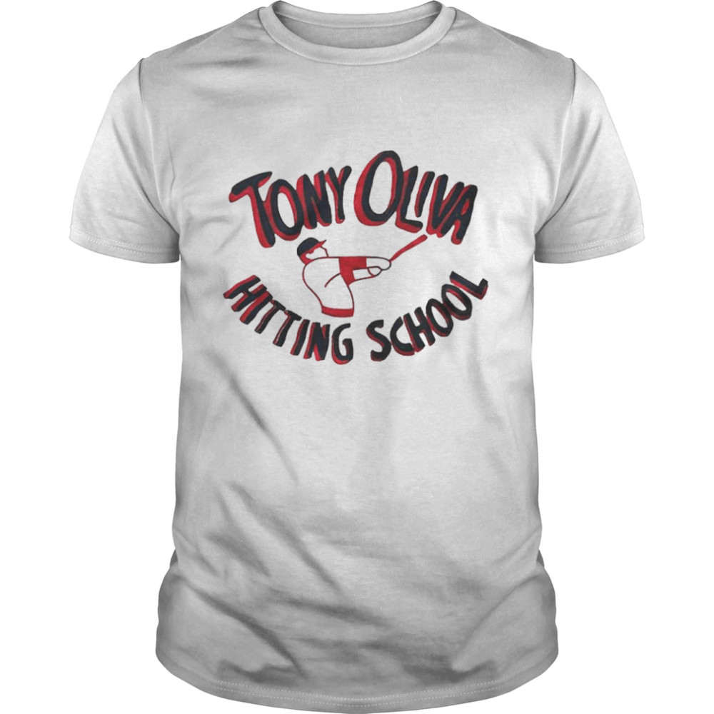 Tony Oliva Hitting school baseball shirt