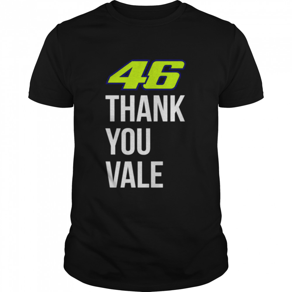 Valentino Rossi VR46 Thank You Vale Sky Racing T-Shirt