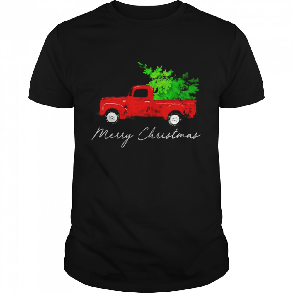 Wagon Christmas Tree on Car Xmas Vacation shirt