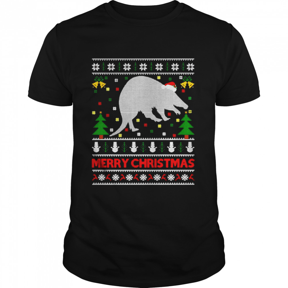 Aardvark Animal Ugly Santa Aardvark Christmas Sweater Shirt