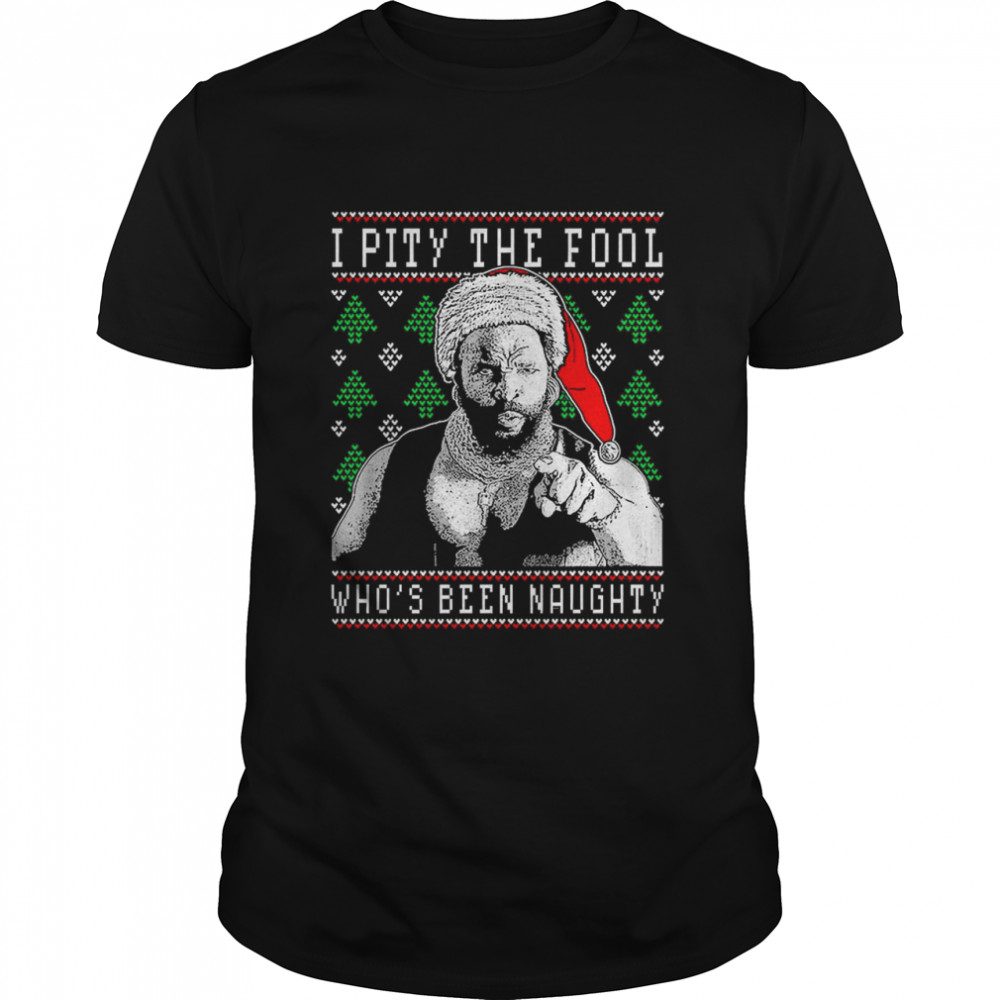 I PIty The Fool Faux Ugly Christmas Sweater Mr. Shirt