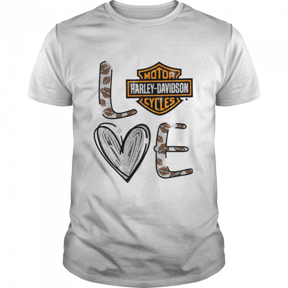 Love motor harley-davidson cycles shirt