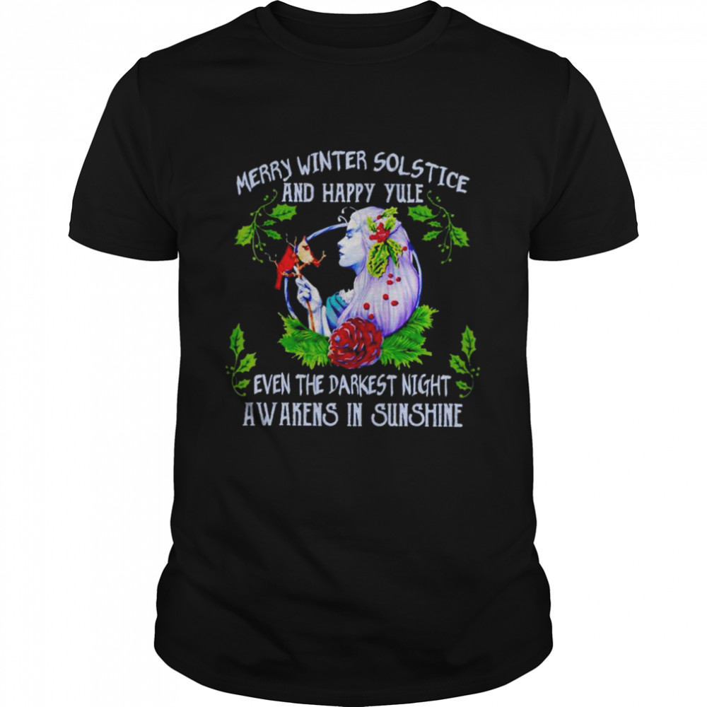 Merry Winter Solstice And Happy Yule shirt