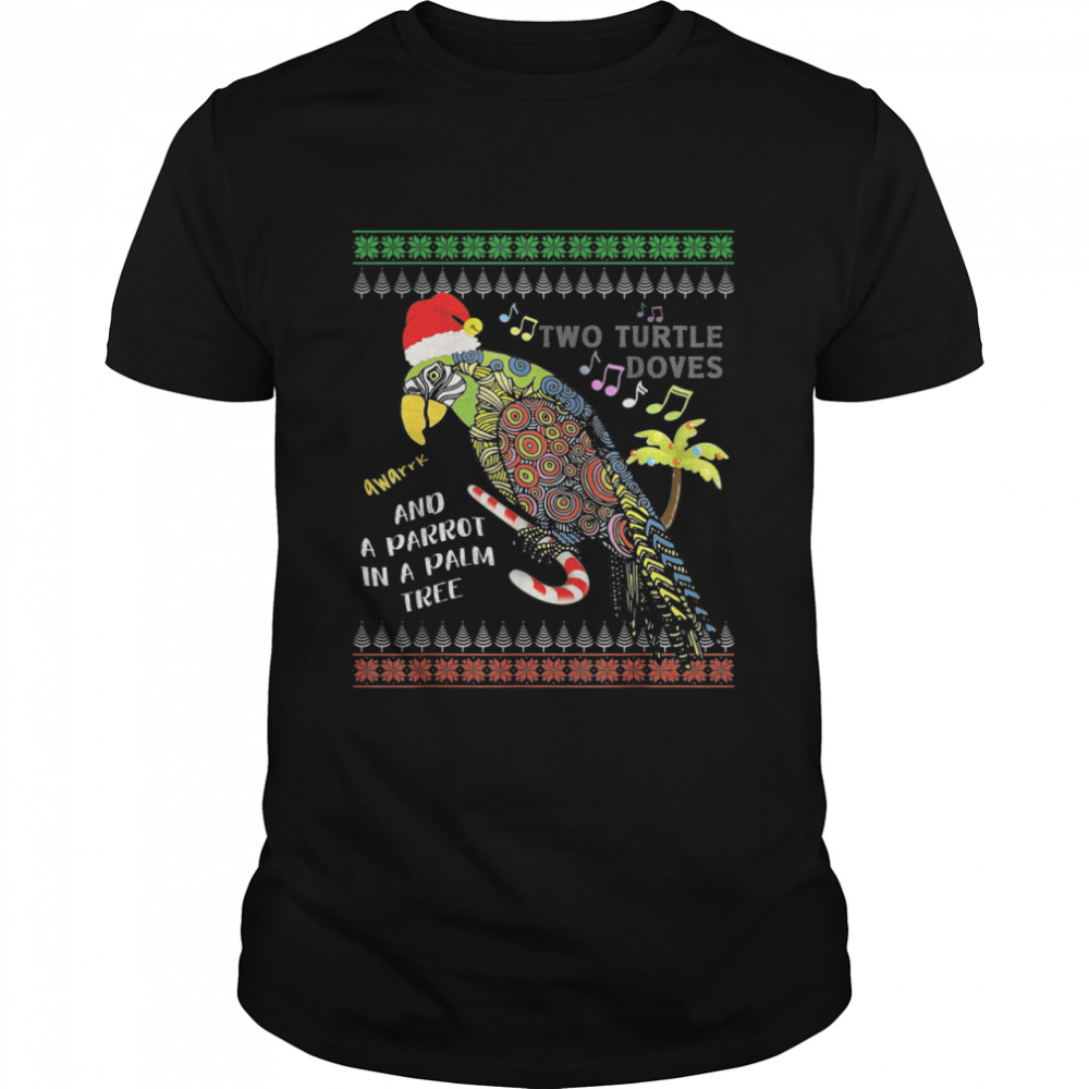 Most Fun and Flamboyant Tropical Ugly Christmas Sweater T-Shirt