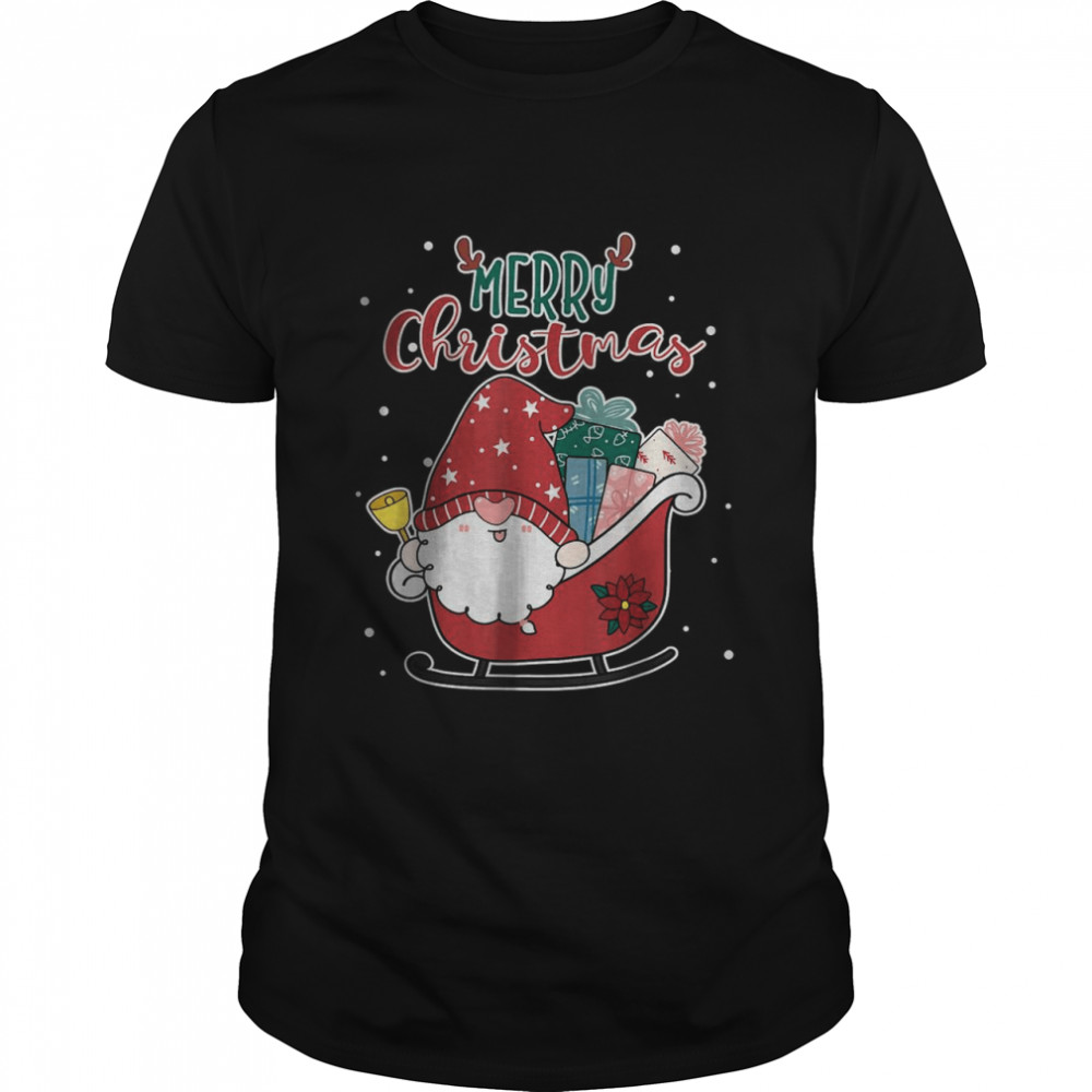 Santa’s Favorite Gnome Hanging with My Gnomies Santa Xmas T-Shirt