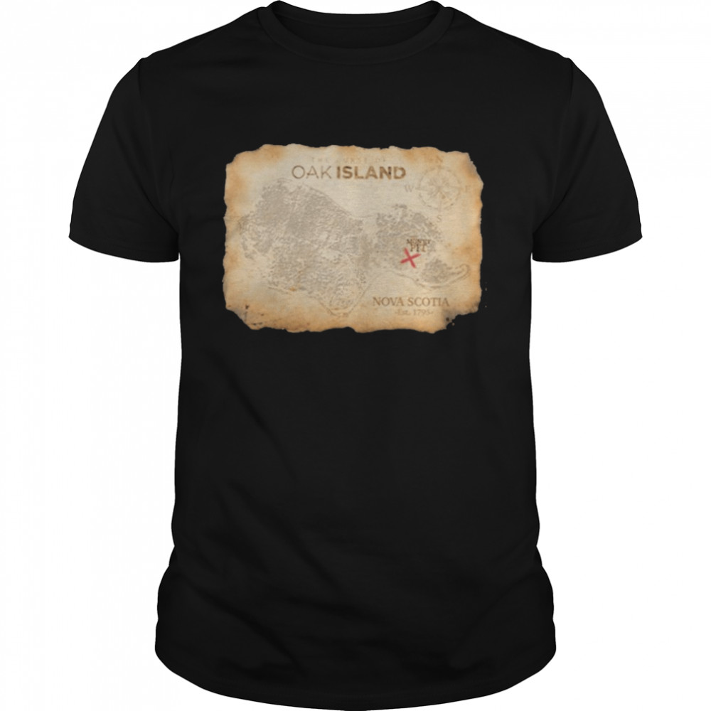 The Curse Of Oak Island Treasure Map Shirt