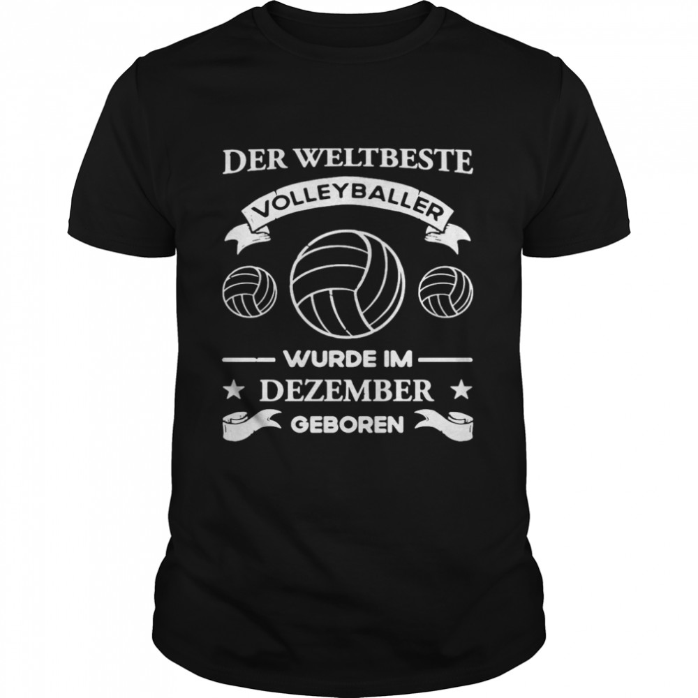 Volleyball Kleidung Geburtstag Dezember Party Volleyballer Langarmshirt Shirt