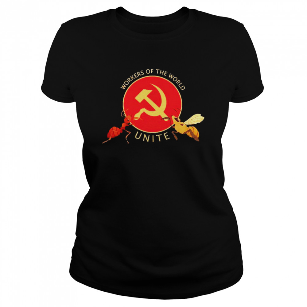 Real Animal Facts Workers Of The World Unite  Classic Women's T-shirt