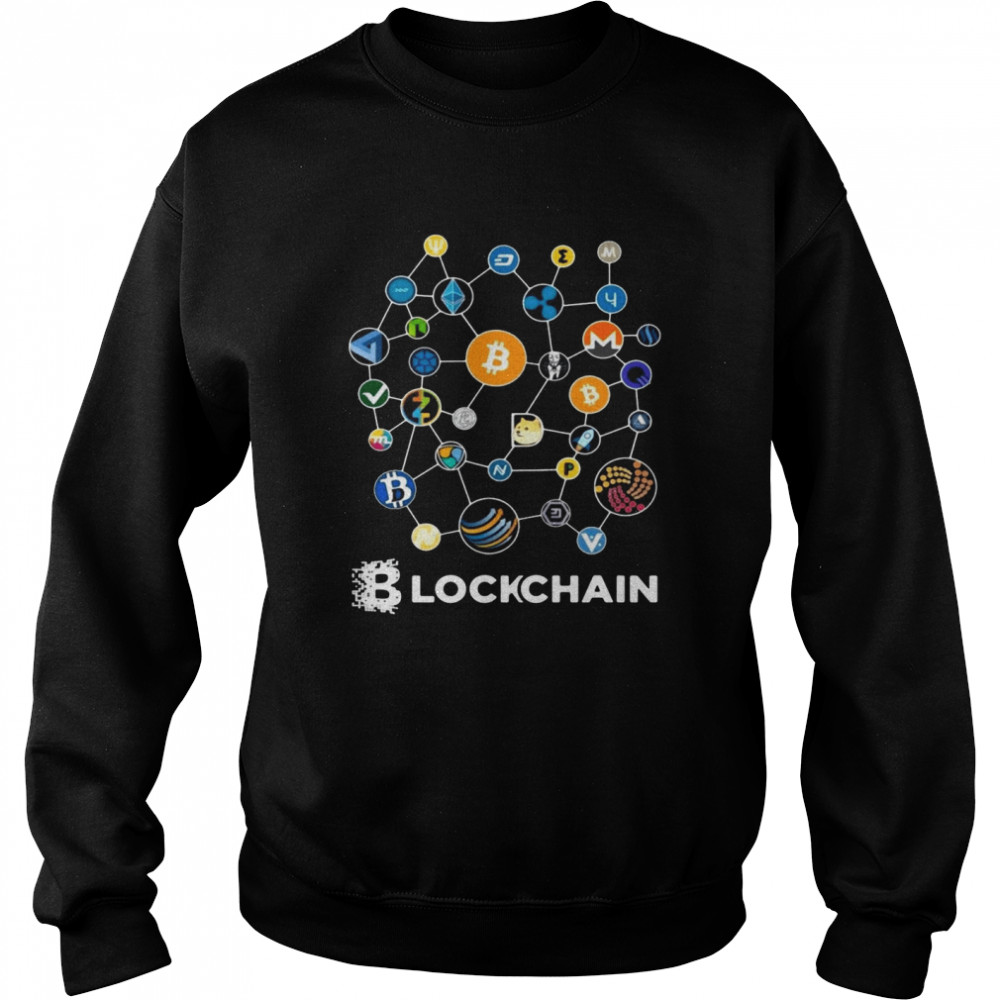 Blockchain Criptomoneda Camiseta Bitcoin Crypto  Unisex Sweatshirt