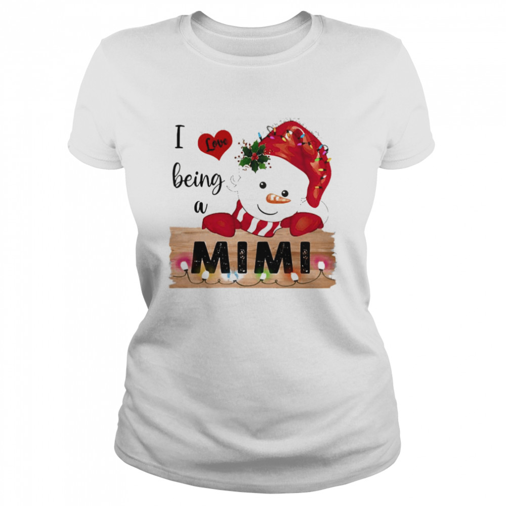 I Love Being A Mimi Christmas Sweater  Classic Women's T-shirt