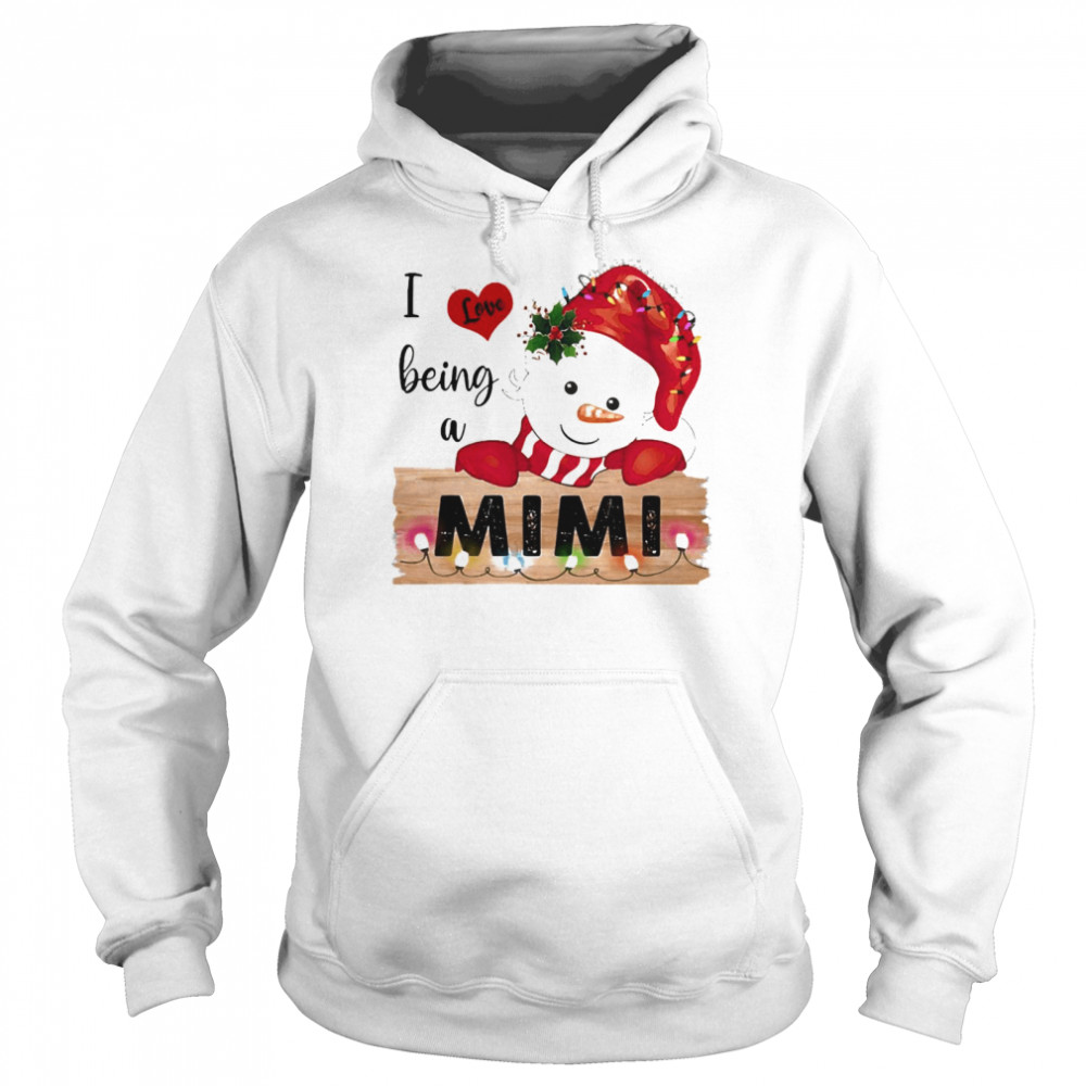I Love Being A Mimi Christmas Sweater  Unisex Hoodie