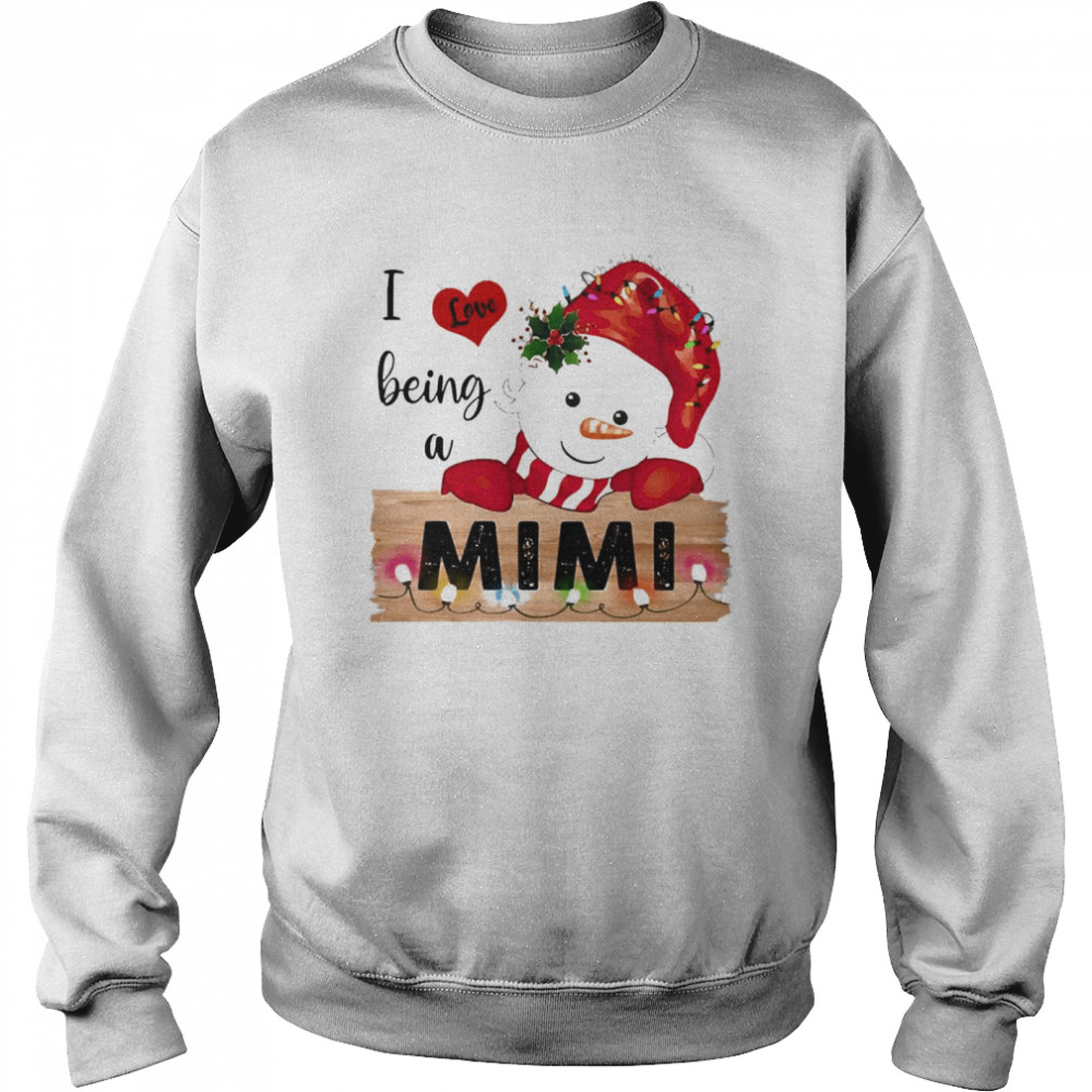 I Love Being A Mimi Christmas Sweater  Unisex Sweatshirt