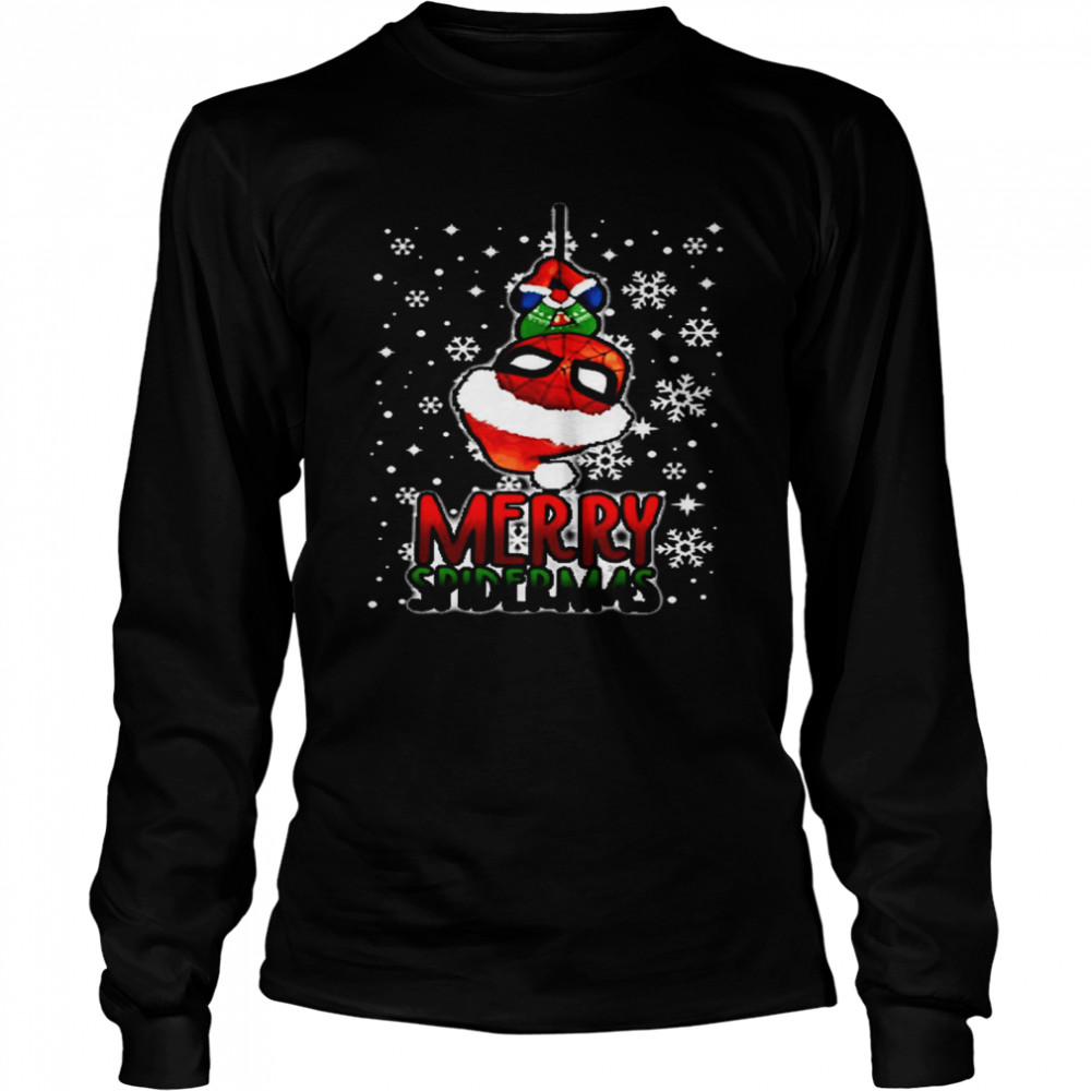 Merry spidermas shirt Long Sleeved T-shirt