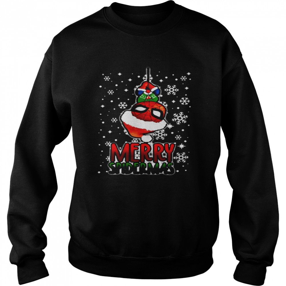 Merry spidermas shirt Unisex Sweatshirt