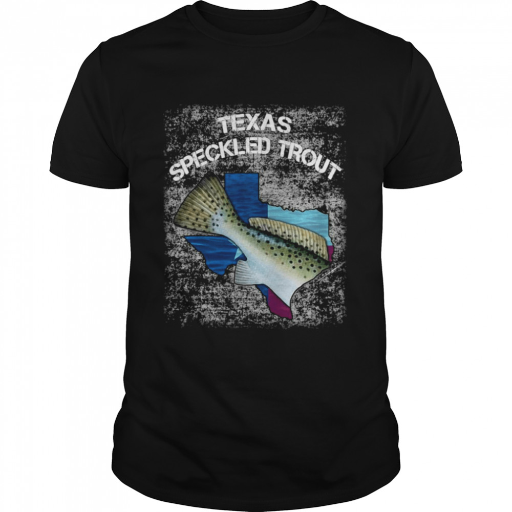 Speckled Trout Texas Flag Fishing Shirt