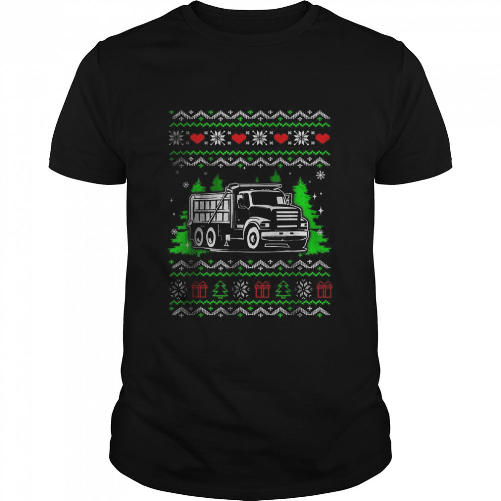 Truck Xmas Ugly Christmas T- Classic Men's T-shirt