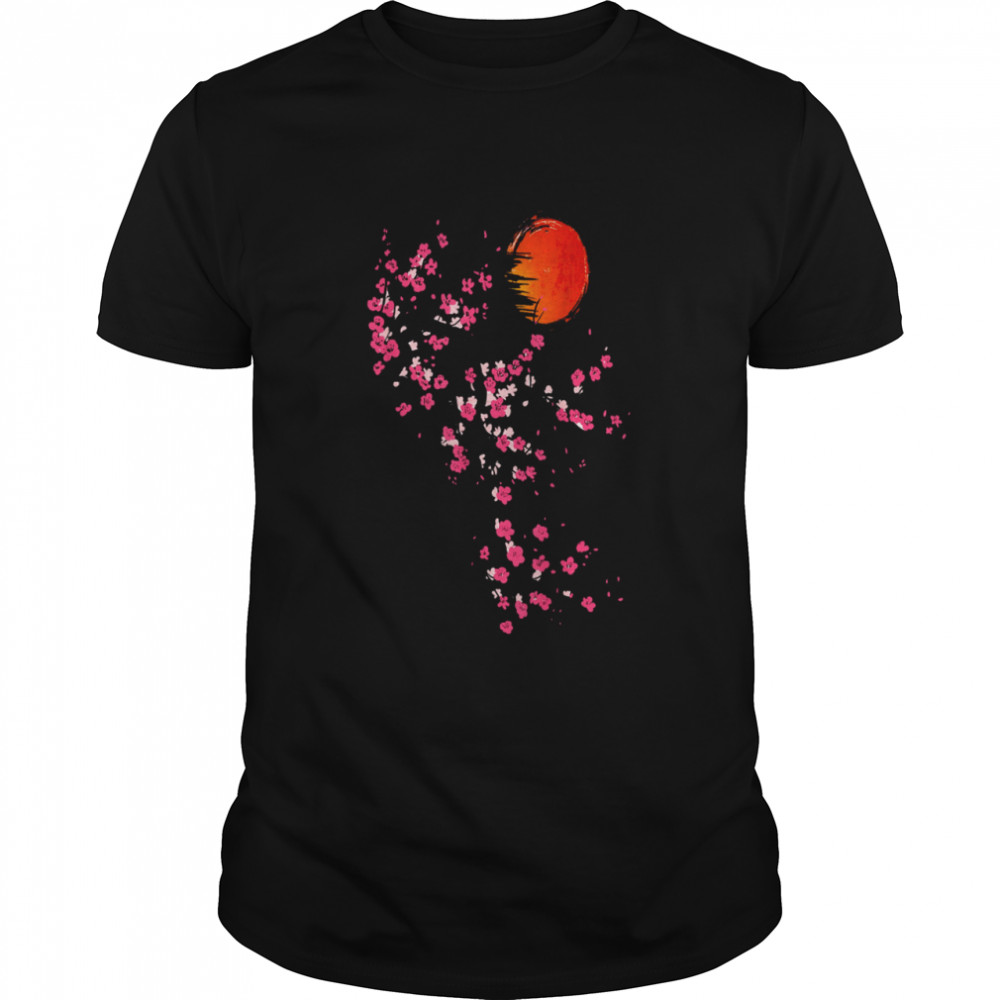 Vintage Sakura Cherry Blossom Tree Japanese Culture Shirt