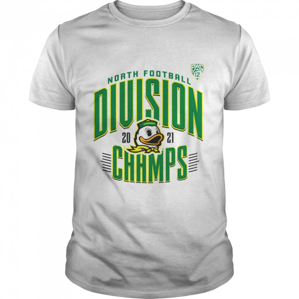 2021 Oregon Ducks PAC-12 North Football Division Champions T-Shirt