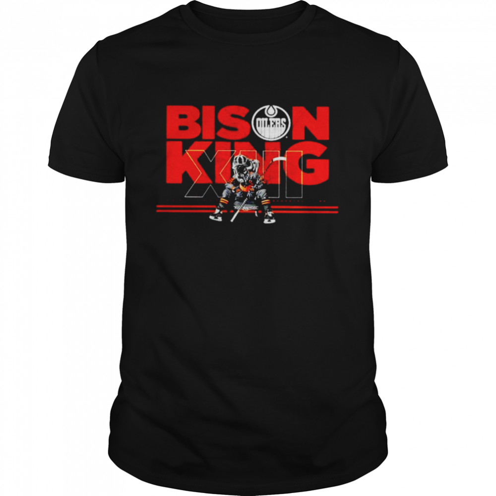 Bison King XIII Edmonton Oilers shirt