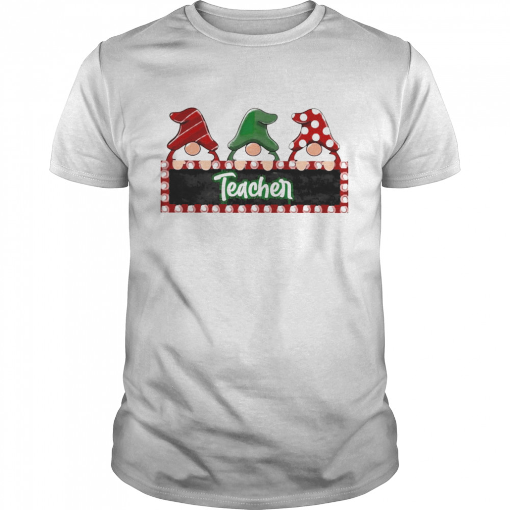 Christmas Gnomes Teacher Sweater Shirt