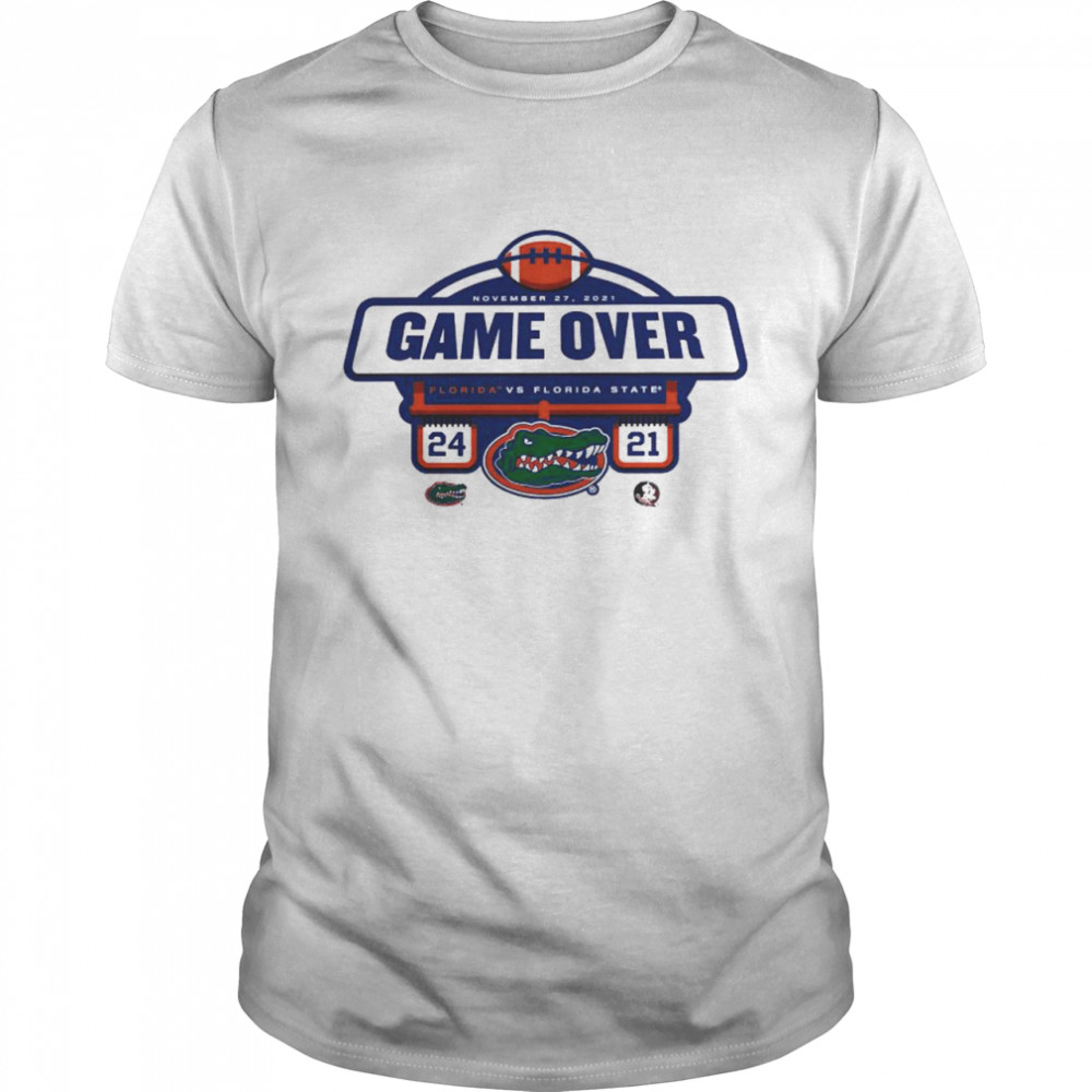 florida Gators vs. Florida State 2021 Football Score shirt