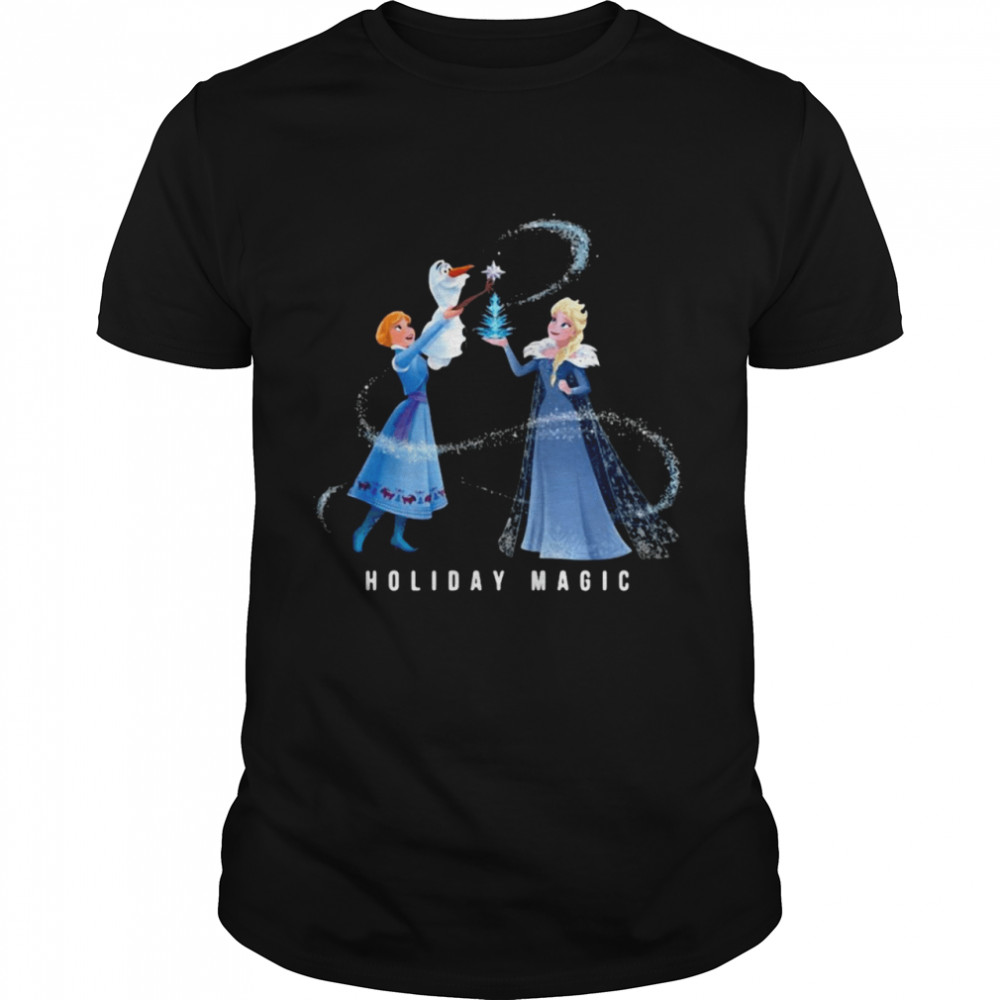 Frozen Elsa Anna Olaf Holiday Magic Shirt