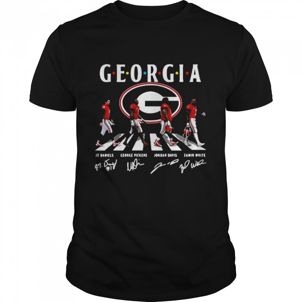 Georgia It Daniels George Pickens Jordan Davis Zamir White Signature Shirt