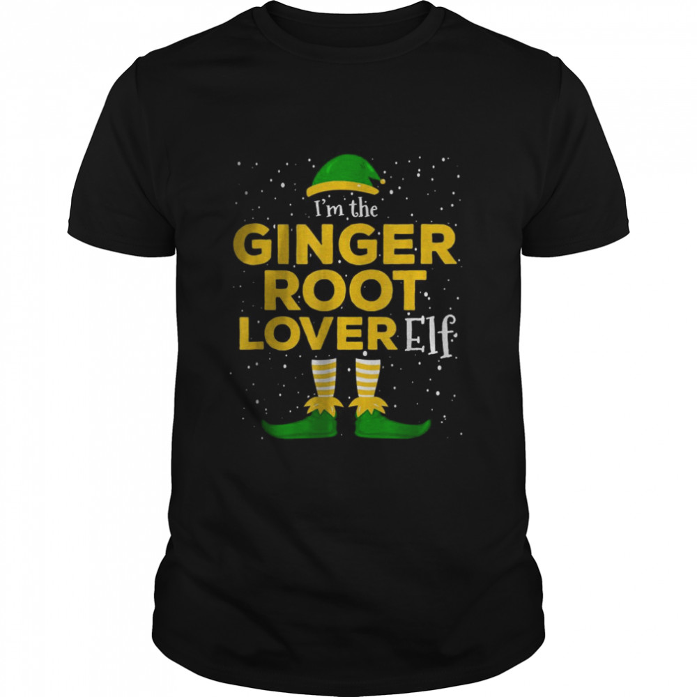 Im The Ginger Root Lover Elf Funny Family Christmas Matching T-Shirt