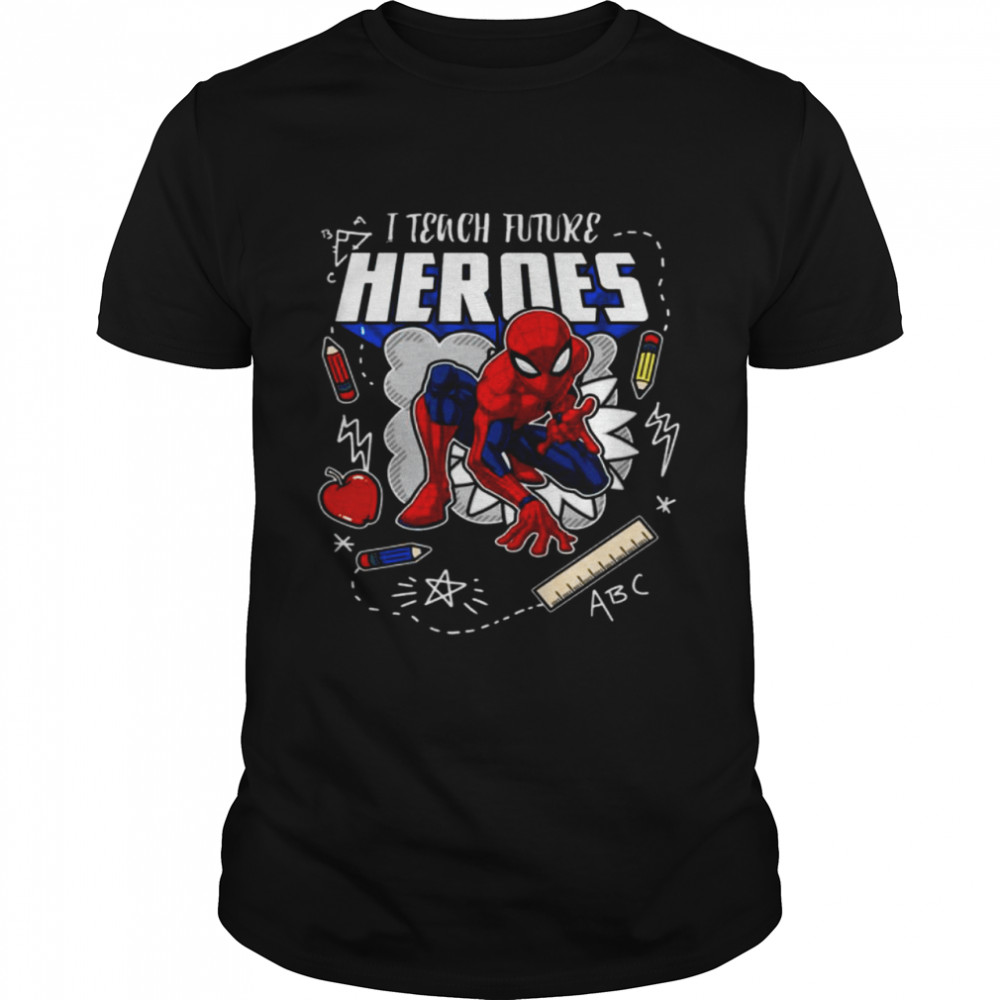 Marvel SpiderMan Classic I Teach Heroes Shirt