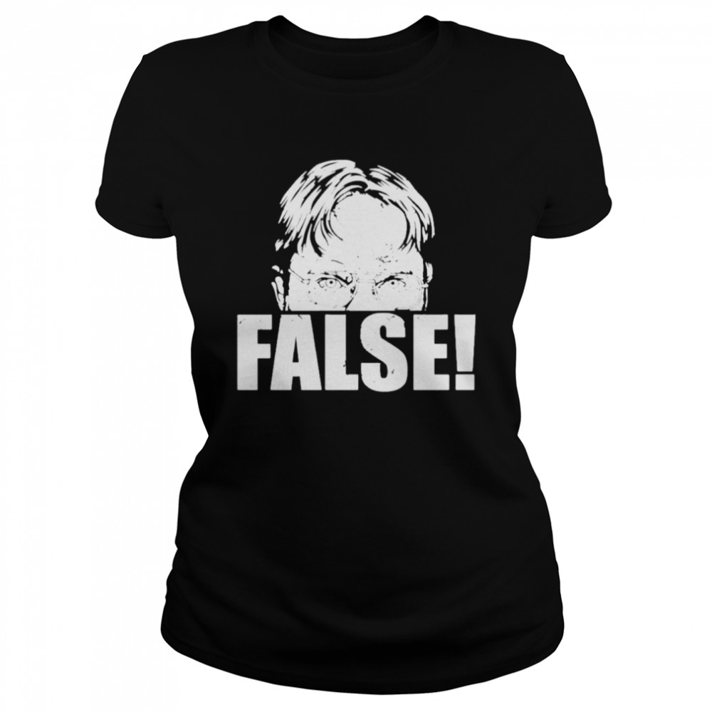 rainn wilson false shirt Classic Women's T-shirt