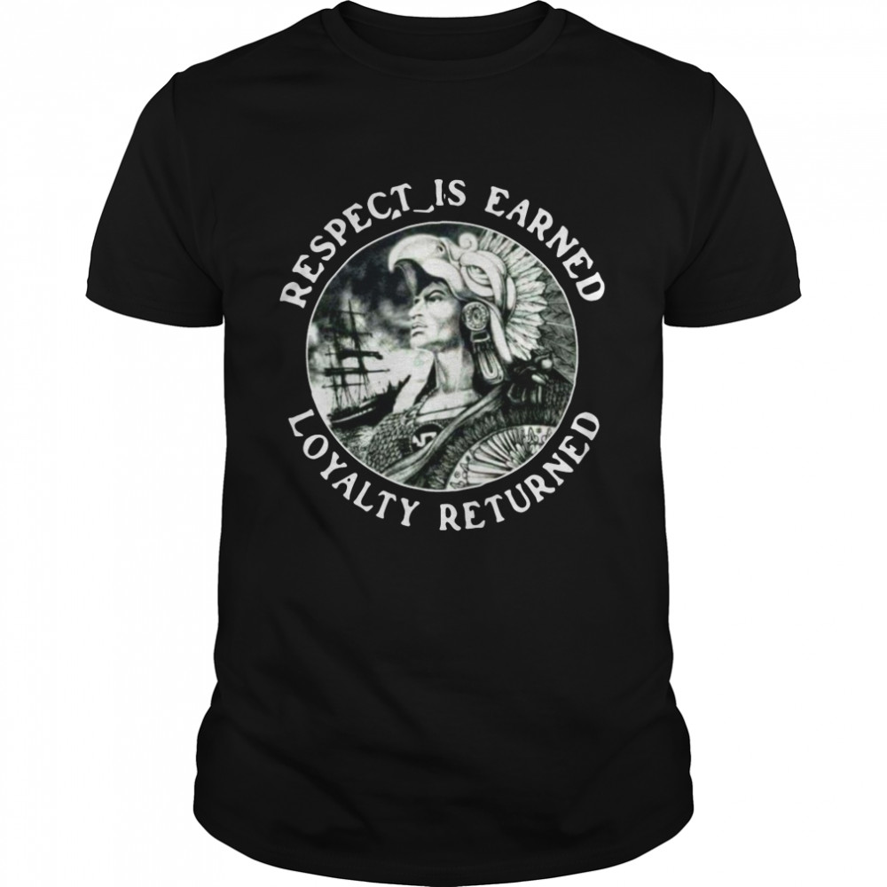 Respect Is Earned Loyalty Returned Shirt