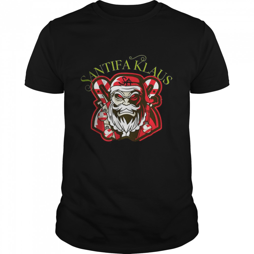 Santa Klaus Anti Liberal Biden T-Shirt